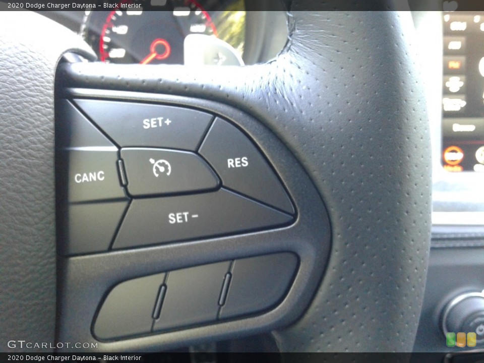 Black Interior Steering Wheel for the 2020 Dodge Charger Daytona #139046611