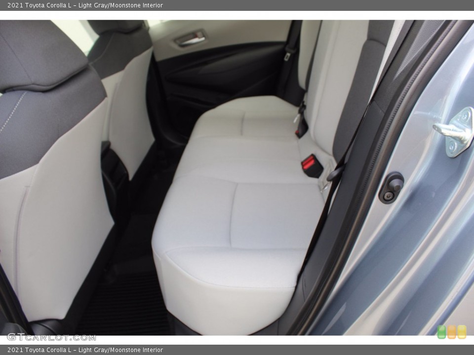 Light Gray/Moonstone Interior Rear Seat for the 2021 Toyota Corolla L #139047160