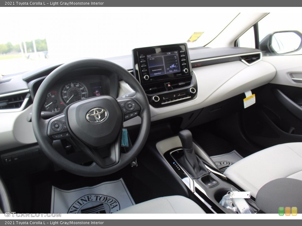 Light Gray/Moonstone Interior Dashboard for the 2021 Toyota Corolla L #139047178
