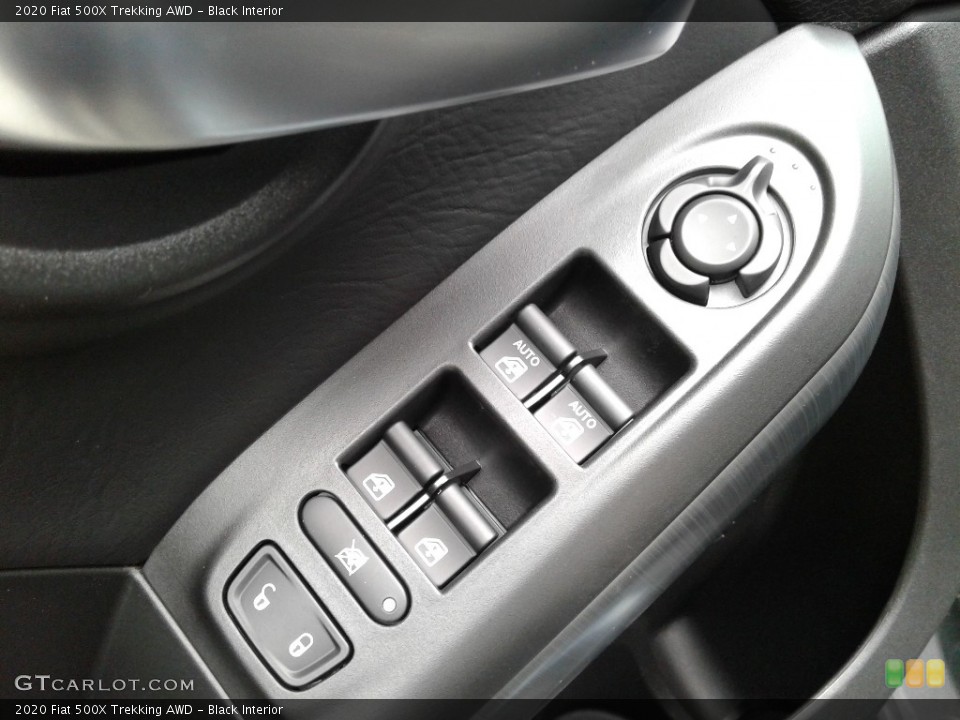 Black Interior Controls for the 2020 Fiat 500X Trekking AWD #139047841