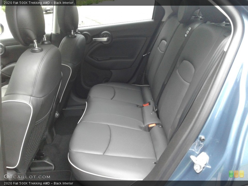 Black Interior Rear Seat for the 2020 Fiat 500X Trekking AWD #139047883