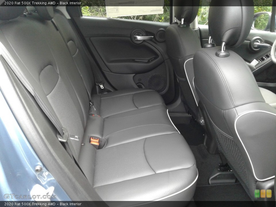 Black Interior Rear Seat for the 2020 Fiat 500X Trekking AWD #139047949