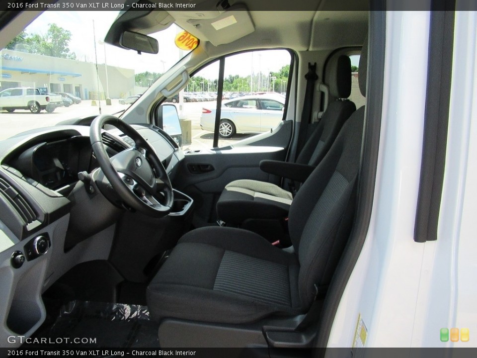 Charcoal Black Interior Photo for the 2016 Ford Transit 350 Van XLT LR Long #139048876