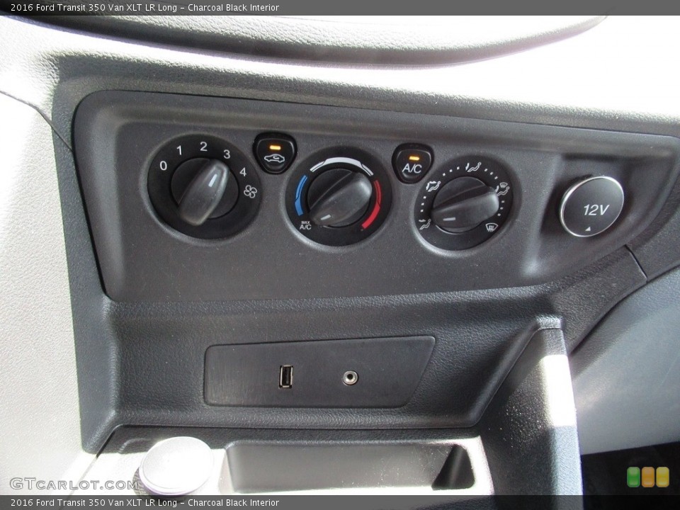 Charcoal Black Interior Controls for the 2016 Ford Transit 350 Van XLT LR Long #139048951