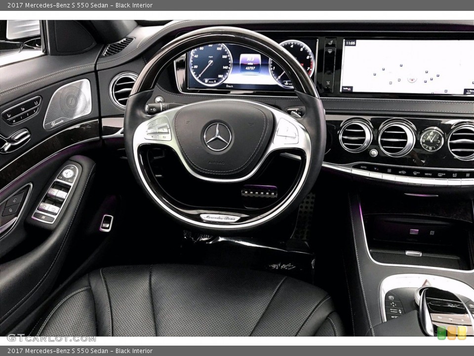 Black Interior Dashboard for the 2017 Mercedes-Benz S 550 Sedan #139054350