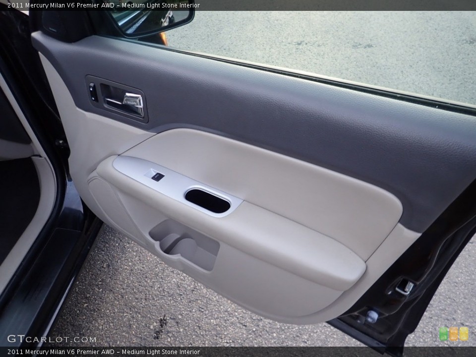 Medium Light Stone Interior Door Panel for the 2011 Mercury Milan V6 Premier AWD #139057131