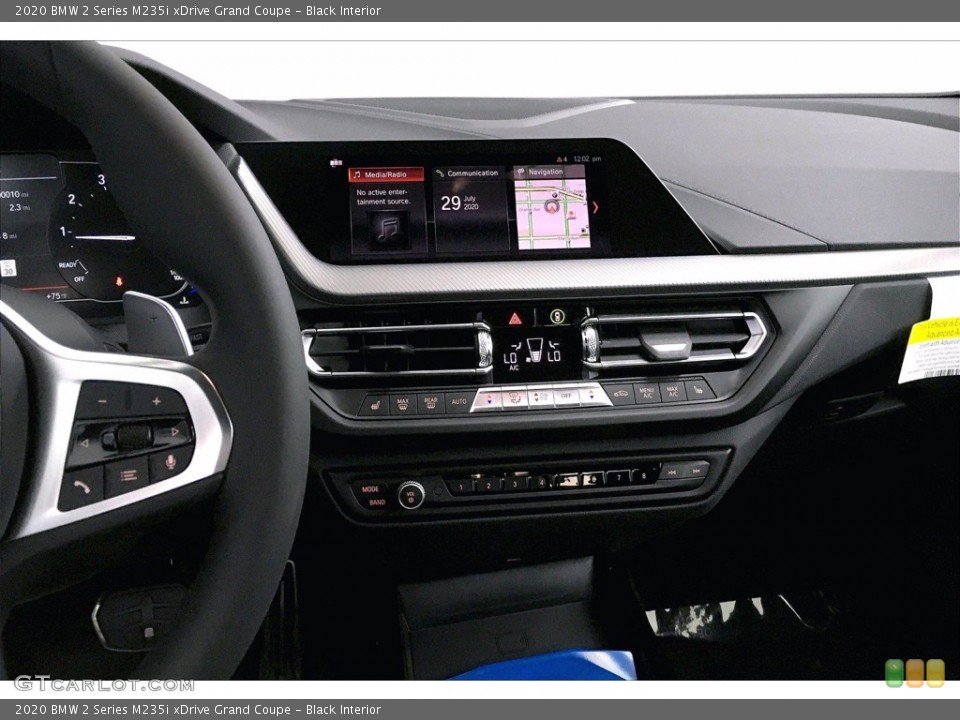 Black Interior Controls for the 2020 BMW 2 Series M235i xDrive Grand Coupe #139066758