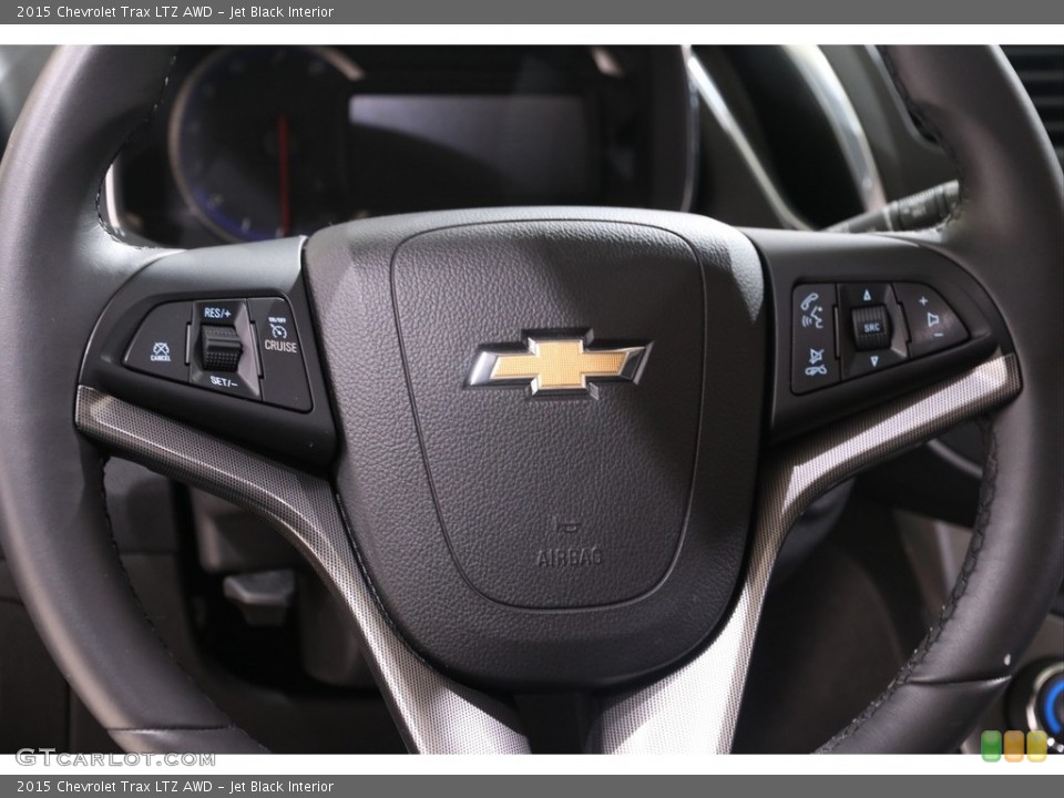 Jet Black Interior Steering Wheel for the 2015 Chevrolet Trax LTZ AWD #139066962