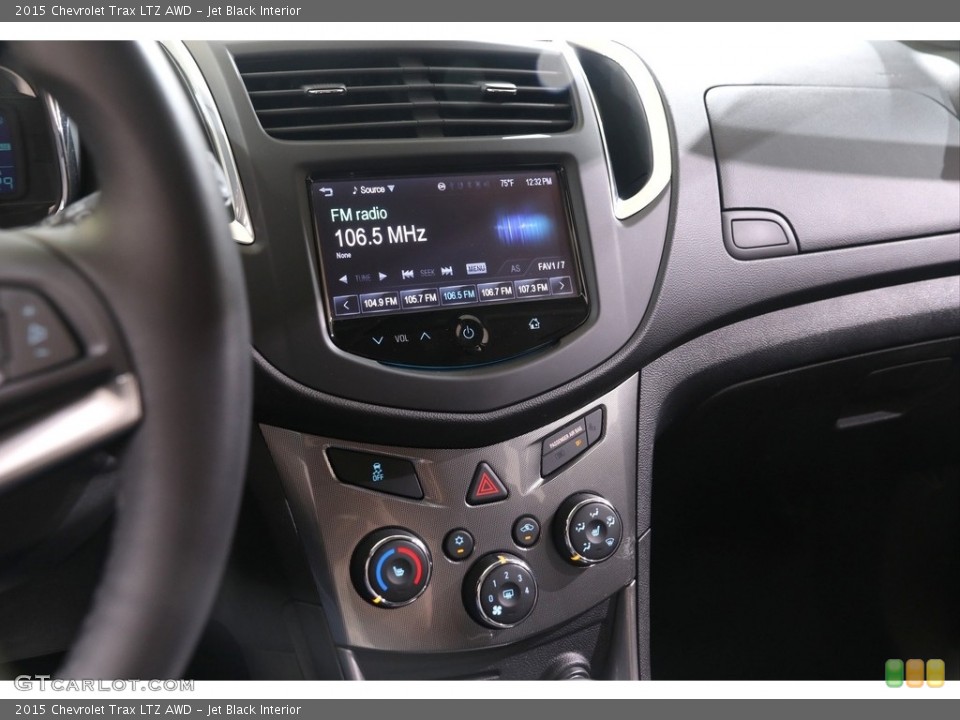 Jet Black Interior Controls for the 2015 Chevrolet Trax LTZ AWD #139066998