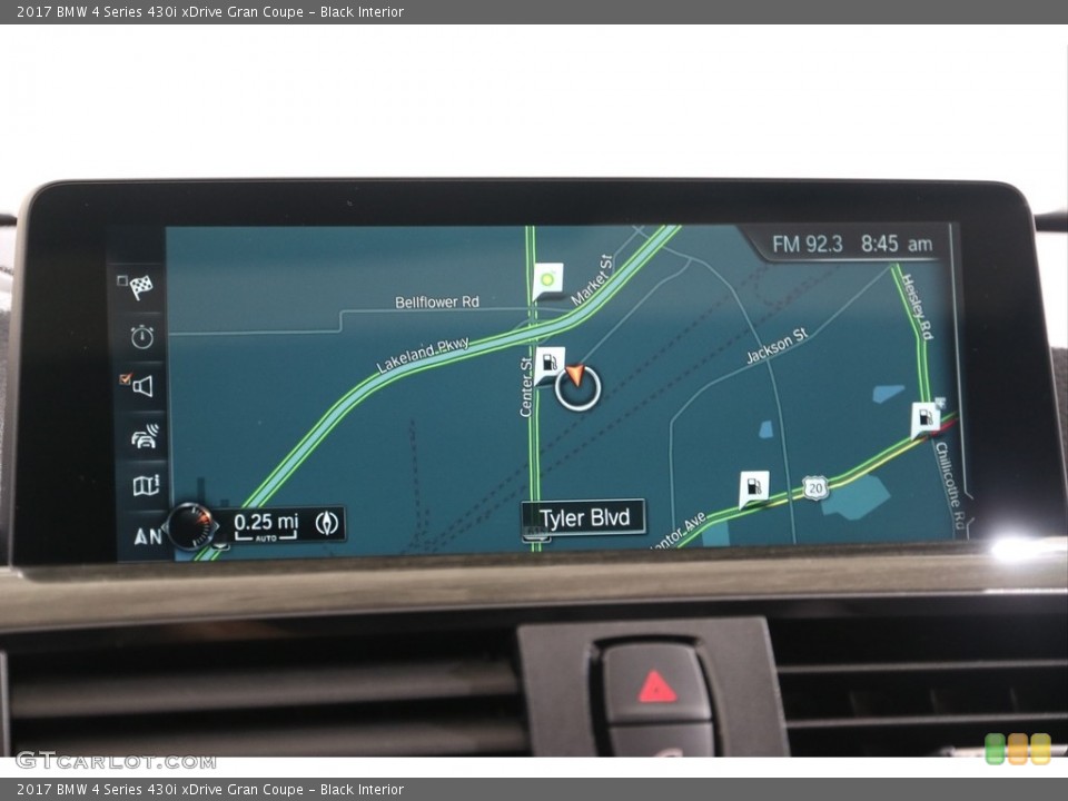 Black Interior Navigation for the 2017 BMW 4 Series 430i xDrive Gran Coupe #139068675