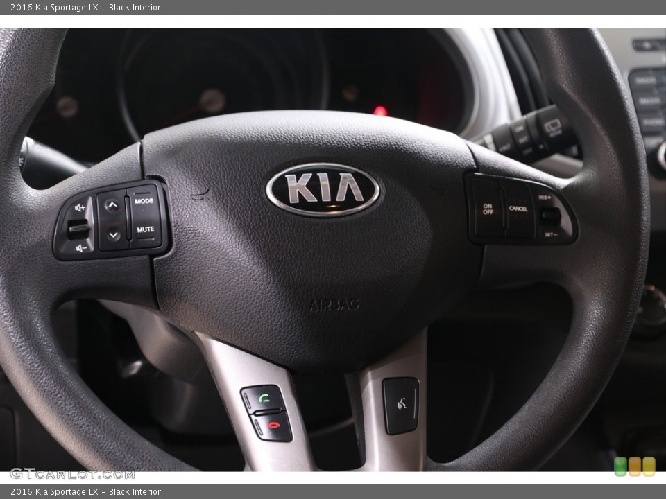 Black Interior Steering Wheel for the 2016 Kia Sportage LX #139069356