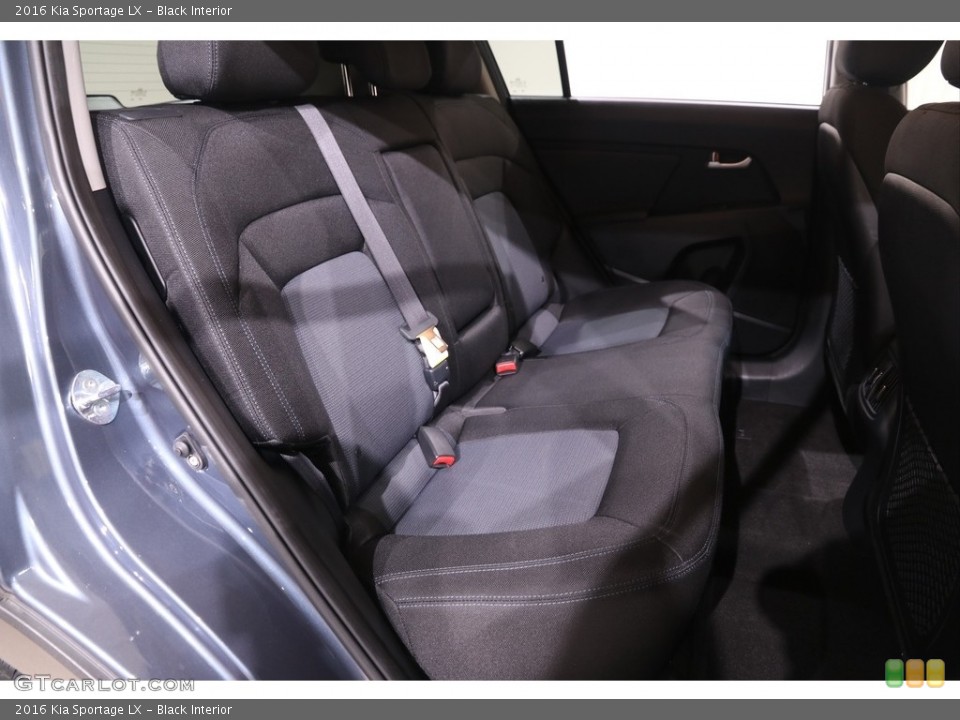 Black Interior Rear Seat for the 2016 Kia Sportage LX #139069572