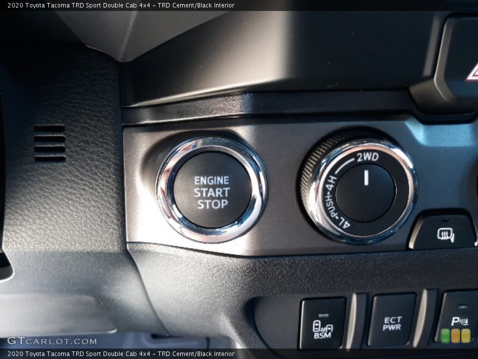 TRD Cement/Black Interior Controls for the 2020 Toyota Tacoma TRD Sport Double Cab 4x4 #139070841