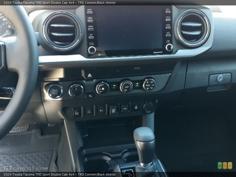 TRD Cement/Black Interior Controls for the 2020 Toyota Tacoma TRD Sport Double Cab 4x4 #139070856