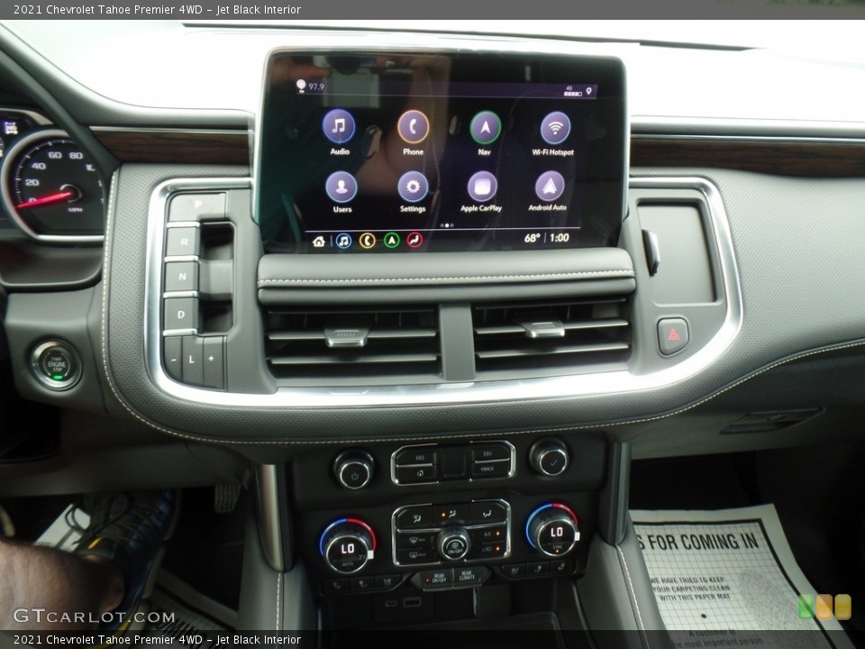 Jet Black Interior Controls for the 2021 Chevrolet Tahoe Premier 4WD #139071261