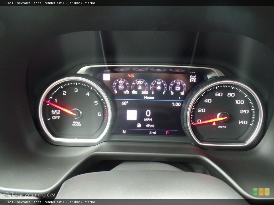 Jet Black Interior Gauges for the 2021 Chevrolet Tahoe Premier 4WD #139071273