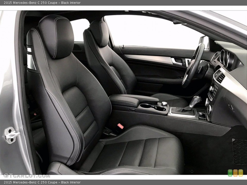 Black Interior Front Seat for the 2015 Mercedes-Benz C 250 Coupe #139071978