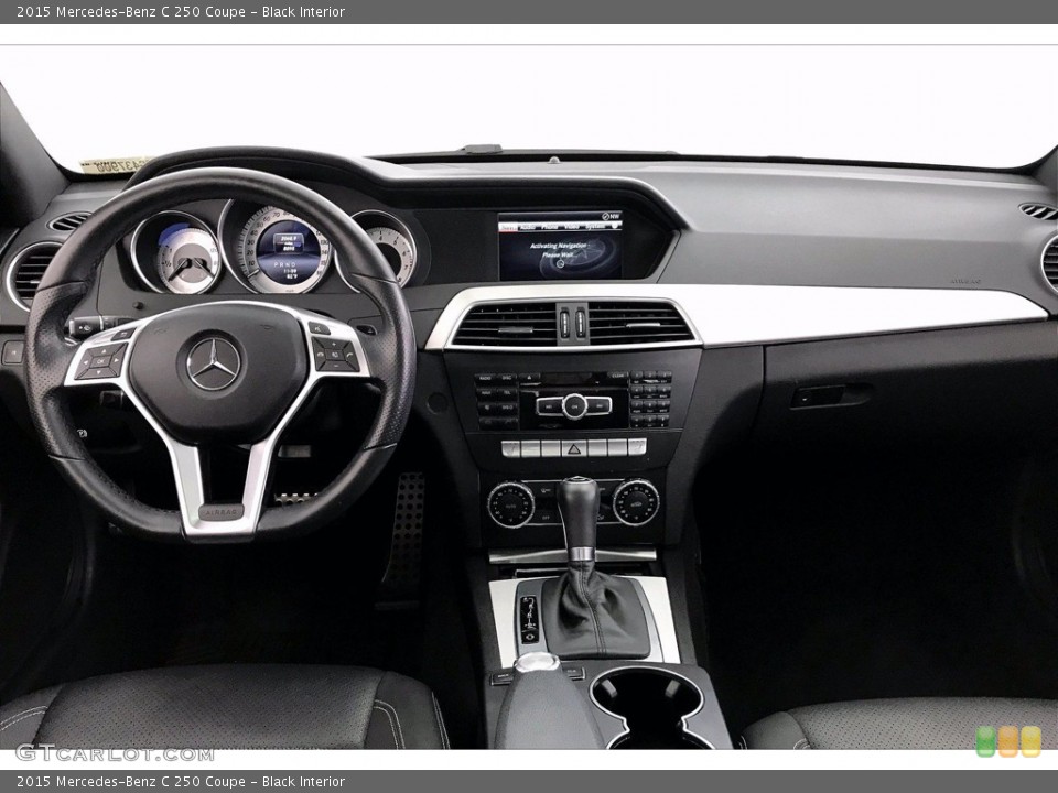 Black Interior Dashboard for the 2015 Mercedes-Benz C 250 Coupe #139072047