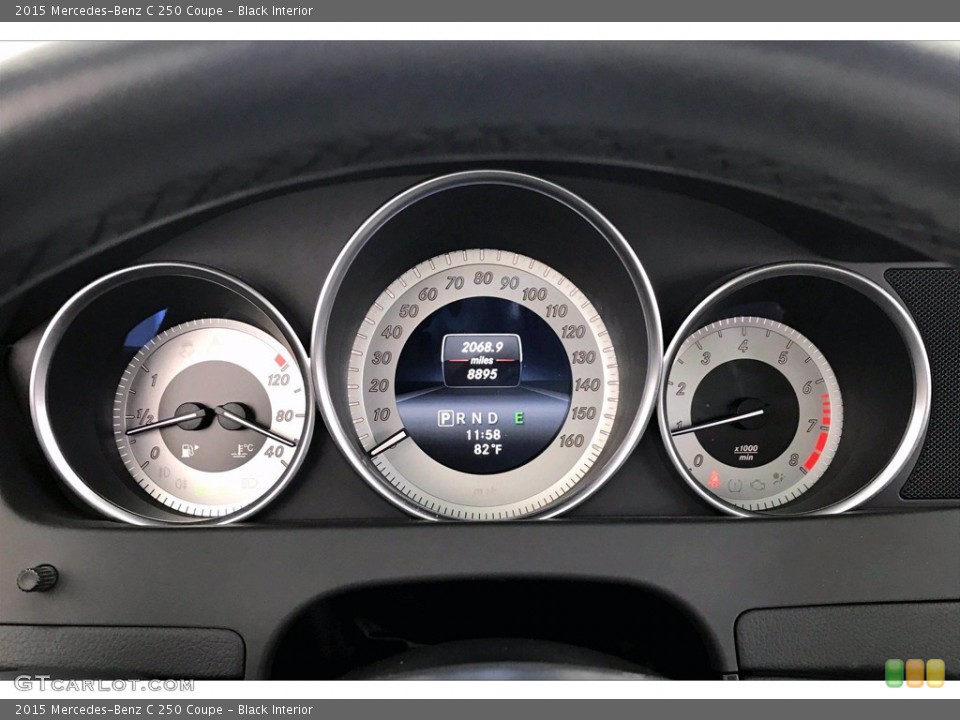 Black Interior Gauges for the 2015 Mercedes-Benz C 250 Coupe #139072068