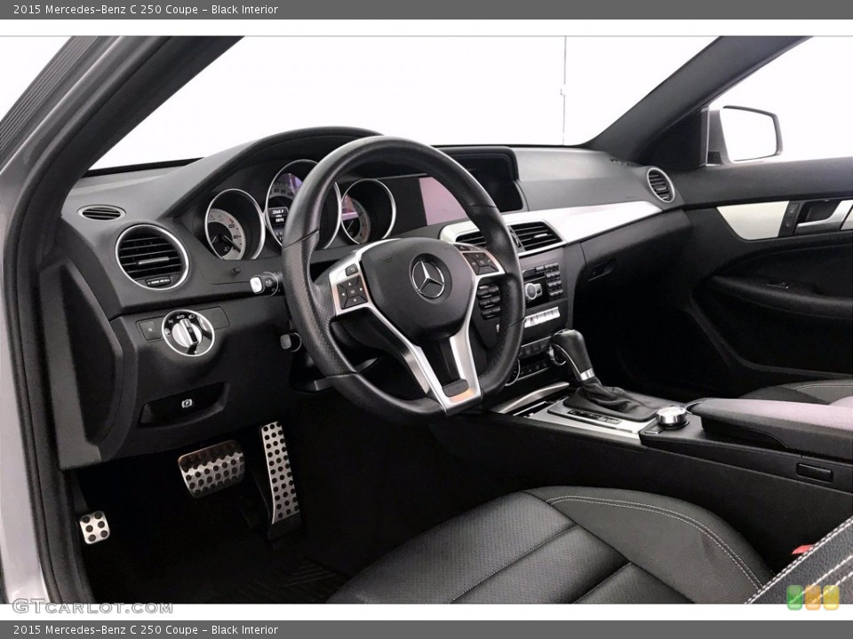 Black 2015 Mercedes-Benz C Interiors