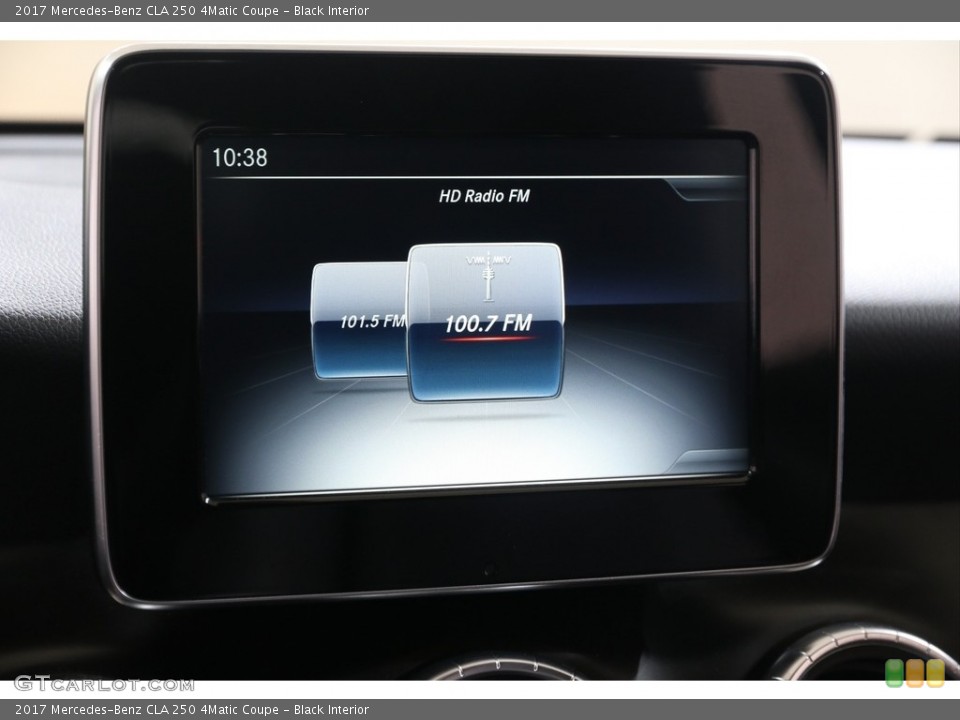 Black Interior Controls for the 2017 Mercedes-Benz CLA 250 4Matic Coupe #139079017