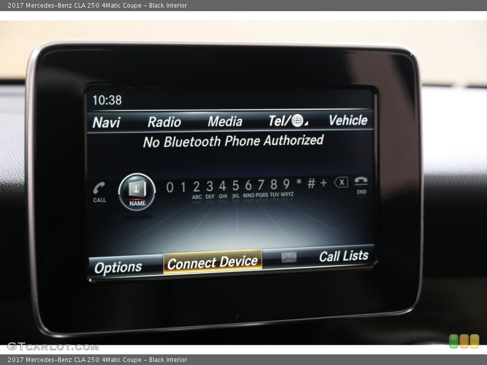 Black Interior Controls for the 2017 Mercedes-Benz CLA 250 4Matic Coupe #139079038