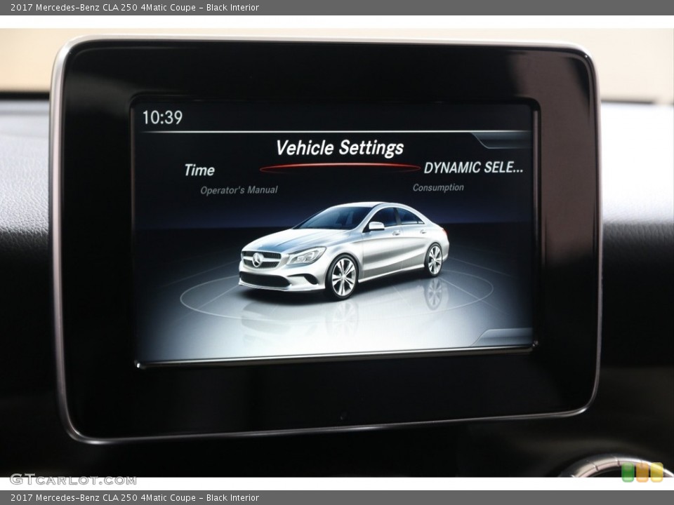 Black Interior Controls for the 2017 Mercedes-Benz CLA 250 4Matic Coupe #139079056