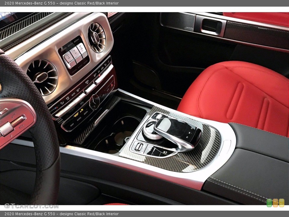 designo Classic Red/Black Interior Transmission for the 2020 Mercedes-Benz G 550 #139084960
