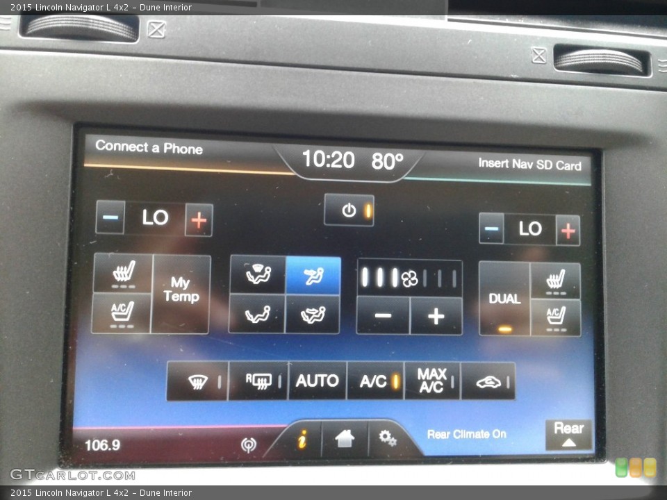 Dune Interior Controls for the 2015 Lincoln Navigator L 4x2 #139085359