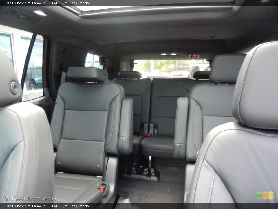 Jet Black Interior Rear Seat for the 2021 Chevrolet Tahoe Z71 4WD #139087147