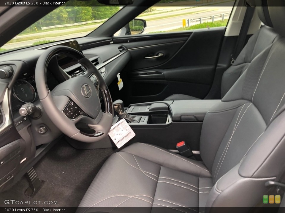 Black Interior Front Seat for the 2020 Lexus ES 350 #139093215
