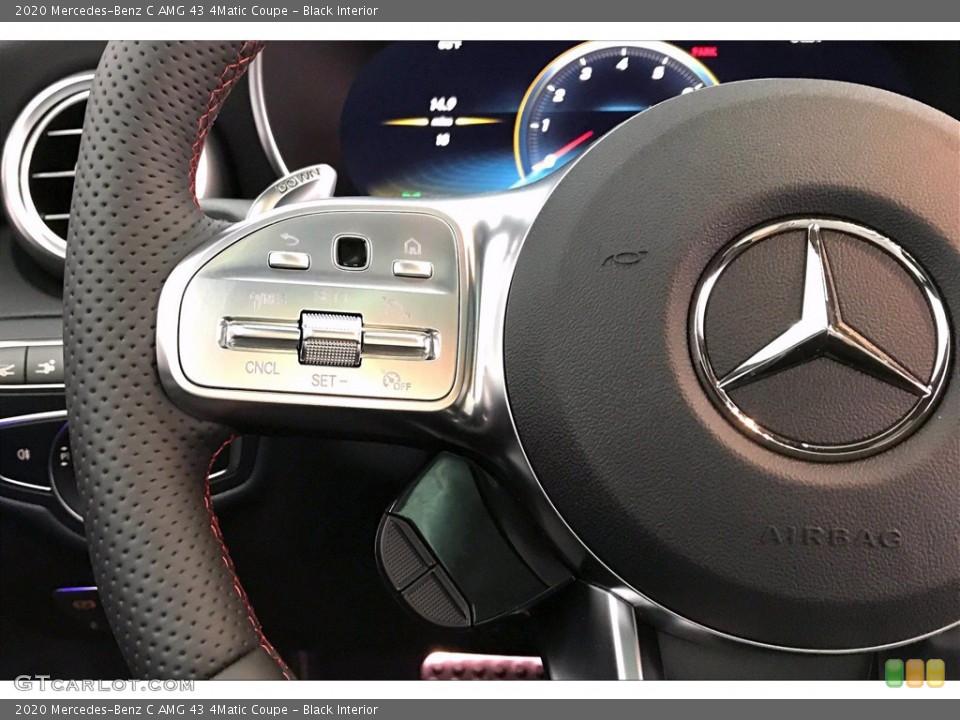 Black Interior Steering Wheel for the 2020 Mercedes-Benz C AMG 43 4Matic Coupe #139100269