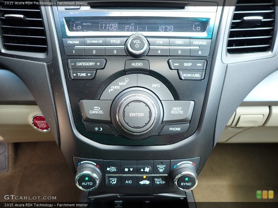 Parchment Interior Controls for the 2015 Acura RDX Technology #139101400