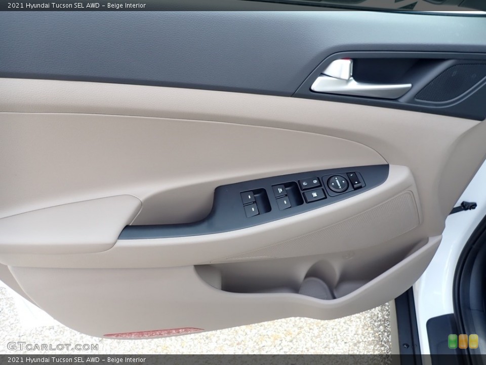 Beige Interior Door Panel for the 2021 Hyundai Tucson SEL AWD #139105369