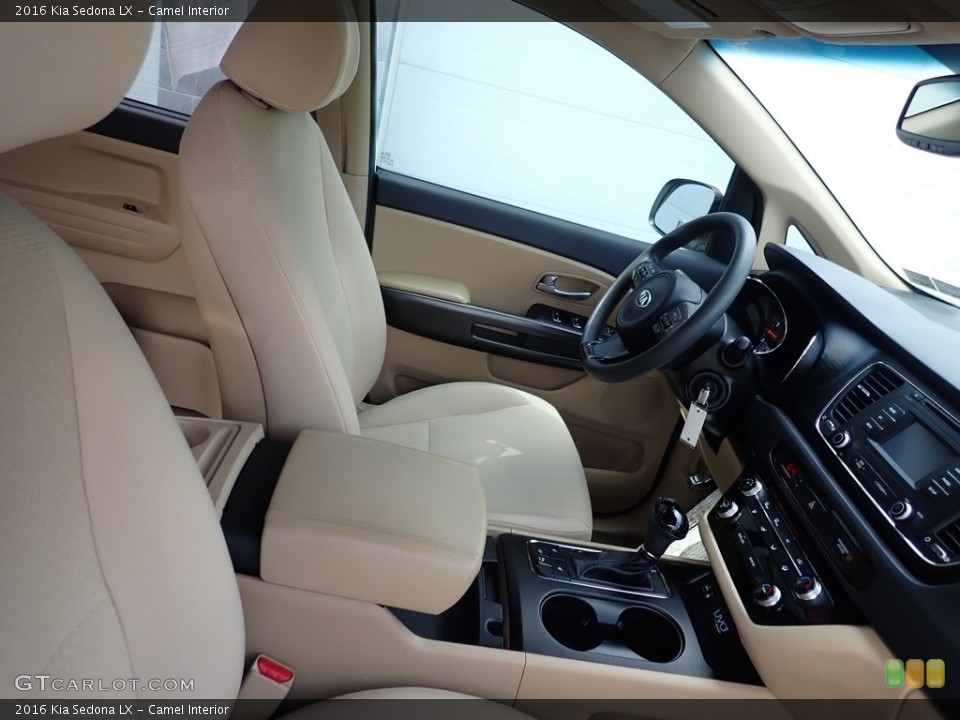 Camel Interior Front Seat for the 2016 Kia Sedona LX #139105787