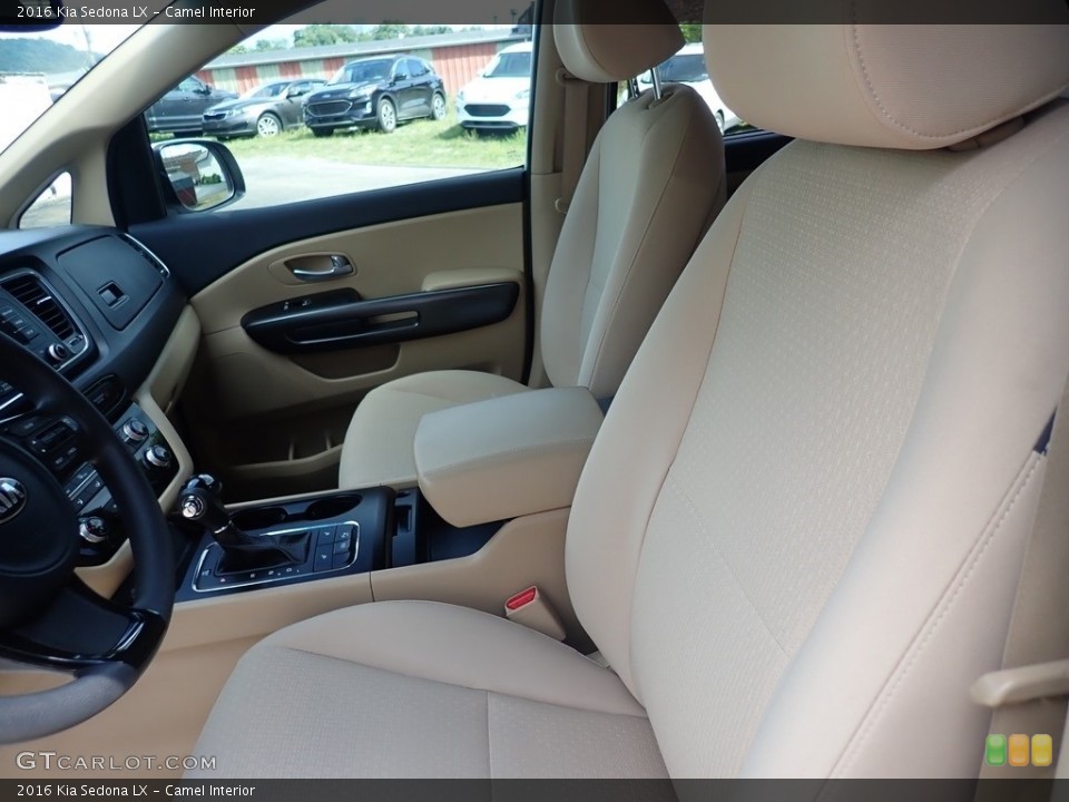 Camel Interior Front Seat for the 2016 Kia Sedona LX #139105888