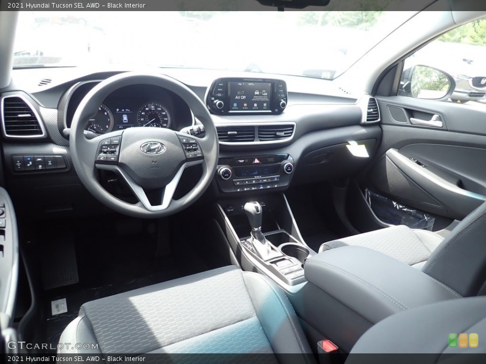 Black Interior Front Seat for the 2021 Hyundai Tucson SEL AWD #139106470