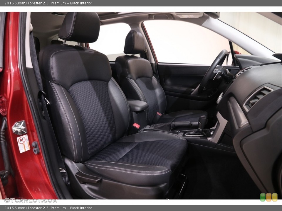 Black Interior Front Seat for the 2016 Subaru Forester 2.5i Premium #139106566