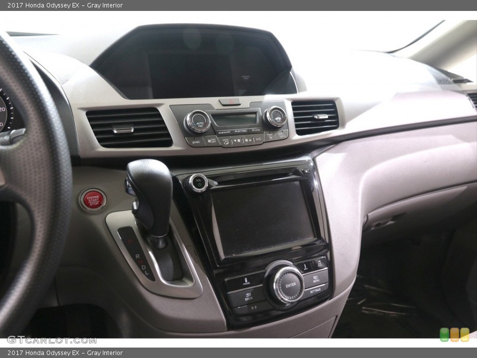 Gray Interior Controls for the 2017 Honda Odyssey EX #139107353