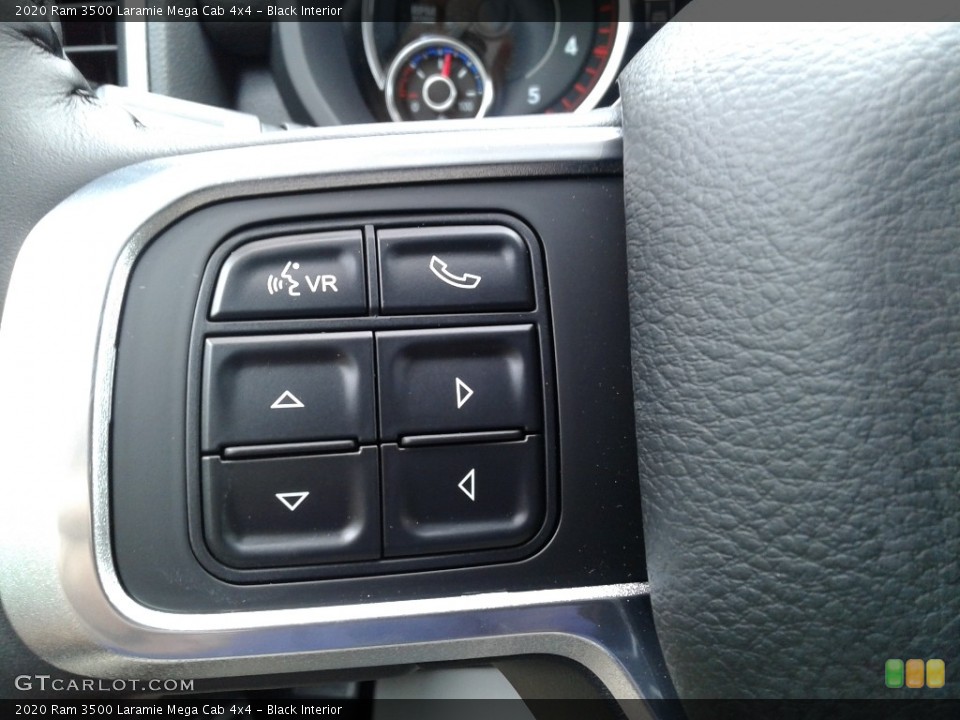 Black Interior Steering Wheel for the 2020 Ram 3500 Laramie Mega Cab 4x4 #139109068