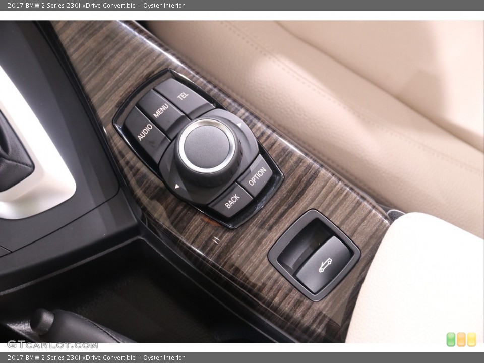 Oyster Interior Controls for the 2017 BMW 2 Series 230i xDrive Convertible #139109893