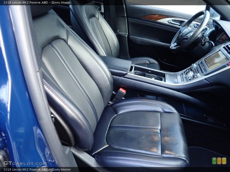 Ebony Interior Front Seat for the 2018 Lincoln MKZ Reserve AWD #139111555