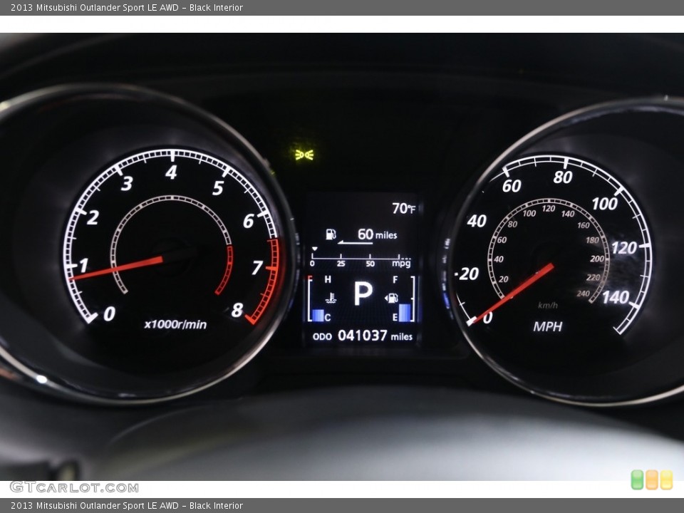 Black Interior Gauges for the 2013 Mitsubishi Outlander Sport LE AWD #139112536