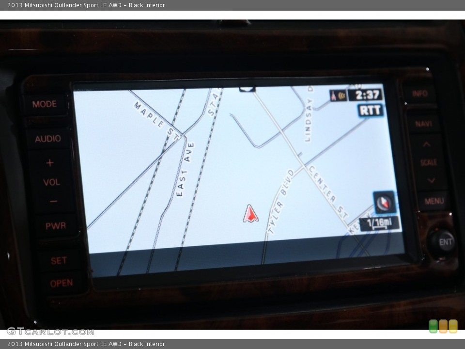 Black Interior Navigation for the 2013 Mitsubishi Outlander Sport LE AWD #139112563