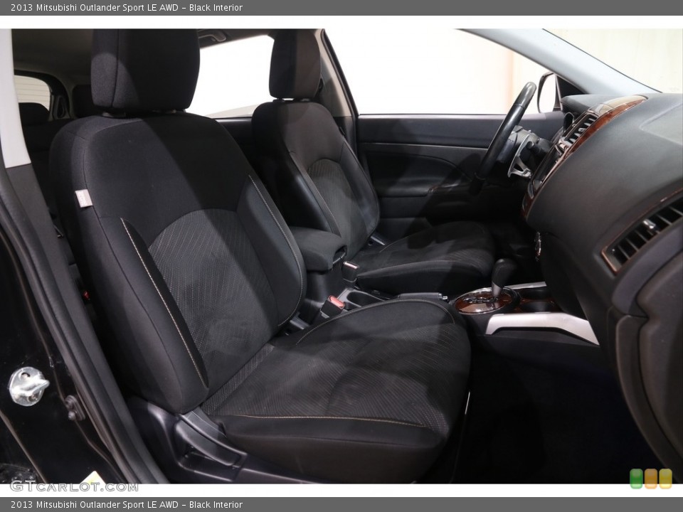 Black Interior Front Seat for the 2013 Mitsubishi Outlander Sport LE AWD #139112575