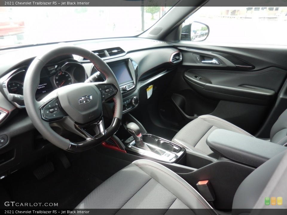 Jet Black Interior Photo for the 2021 Chevrolet Trailblazer RS #139113661