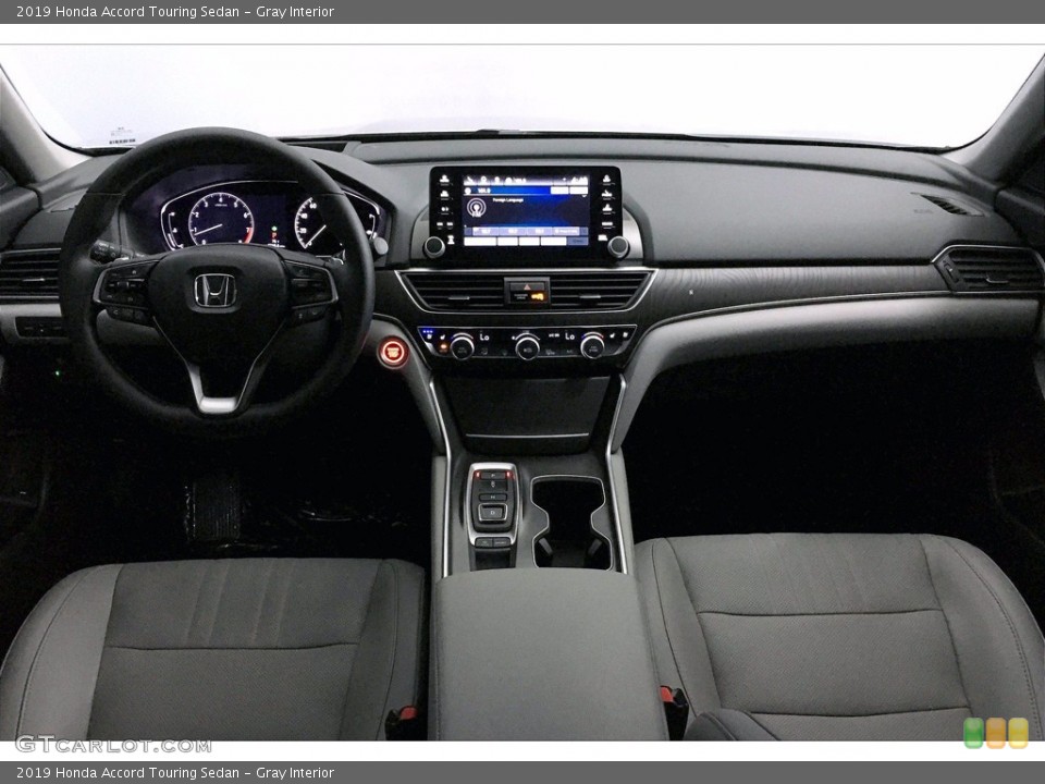 Gray Interior Dashboard for the 2019 Honda Accord Touring Sedan #139116886