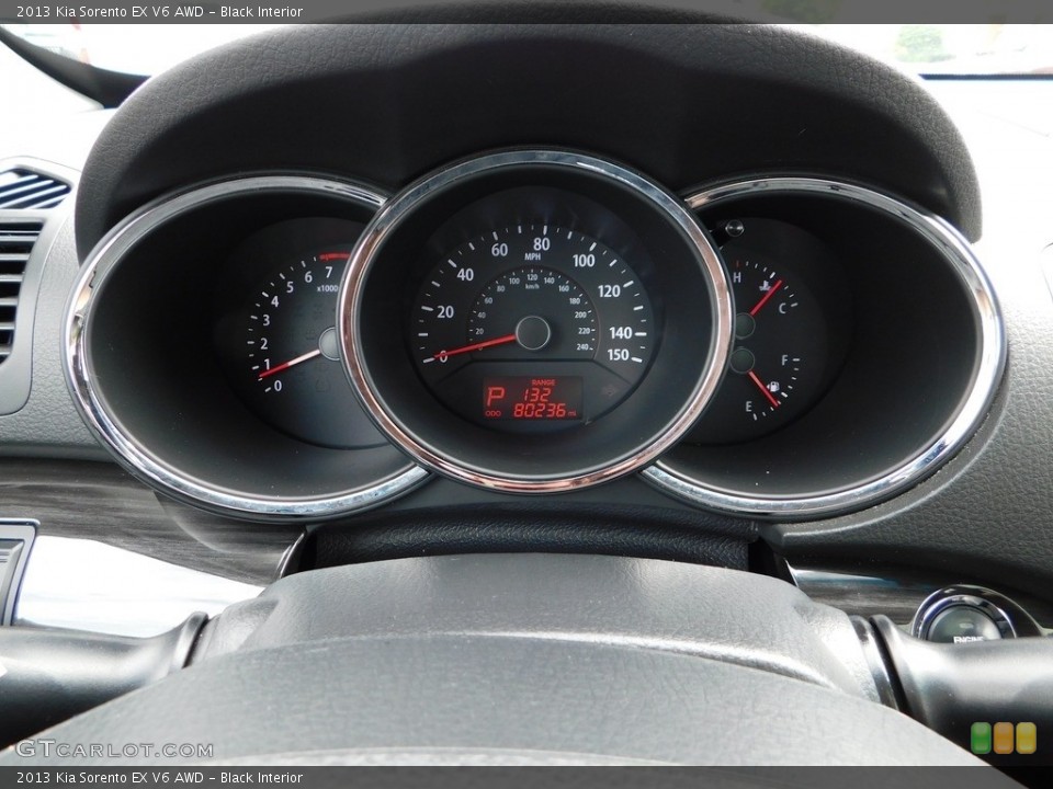 Black Interior Gauges for the 2013 Kia Sorento EX V6 AWD #139117111