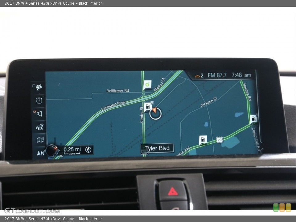 Black Interior Navigation for the 2017 BMW 4 Series 430i xDrive Coupe #139117579
