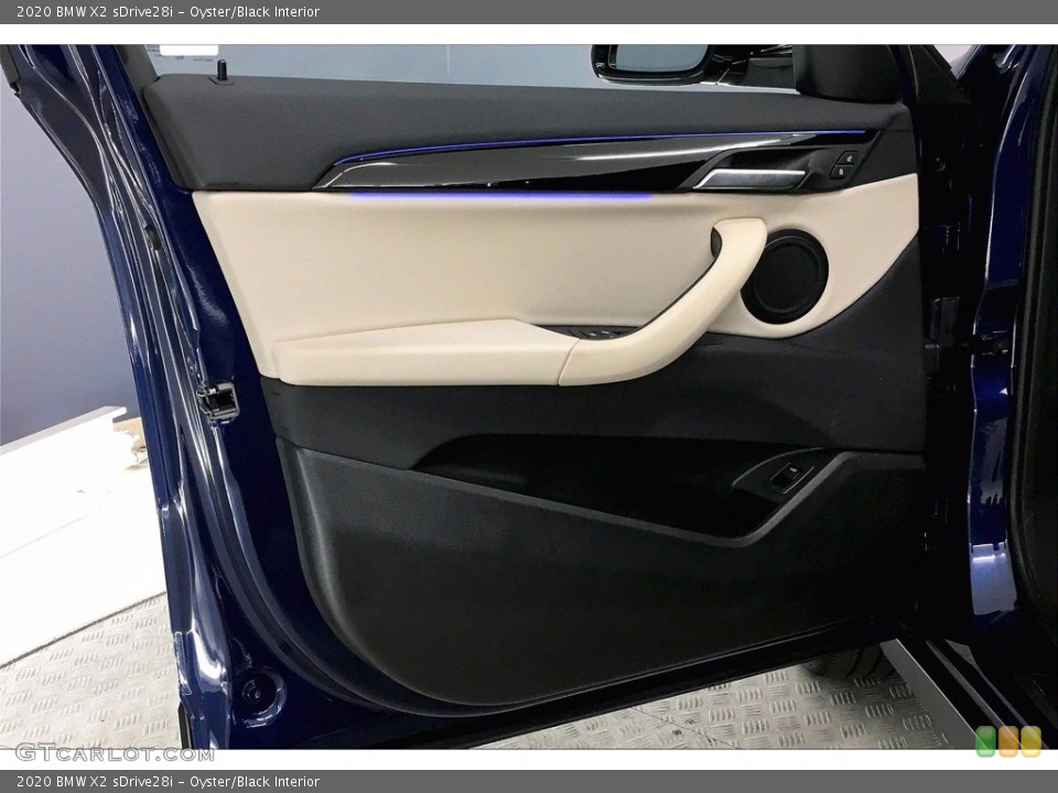 Oyster/Black Interior Door Panel for the 2020 BMW X2 sDrive28i #139117984